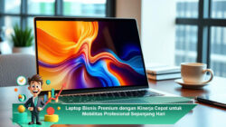 Laptop Bisnis Premium dengan Kinerja Cepat untuk Mobilitas Profesional Sepanjang Hari