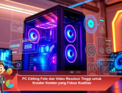 PC Editing Foto dan Video Resolusi Tinggi untuk Kreator Konten yang Fokus Kualitas