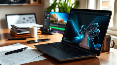 Daftar Laptop Editing Animasi Tiga Dimensi Dengan Kartu Grafis RTX Terbaru